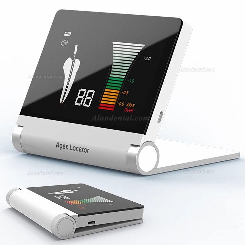 Mecoo A7 Dental Foldable Dental Apex Locator with 4.1 inch LED-backlit